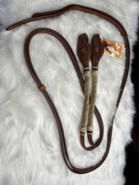 GVR reins met rawhide en quick-release