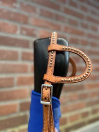 GVR hoofdstel studs cowhide long