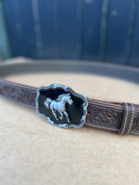 Western buckle voor broekriem Horse