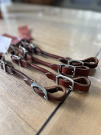 Westcoast Kinriem leer /curbstrap rondgenaaid