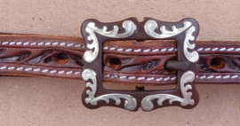 Buckle western flower 1/2”