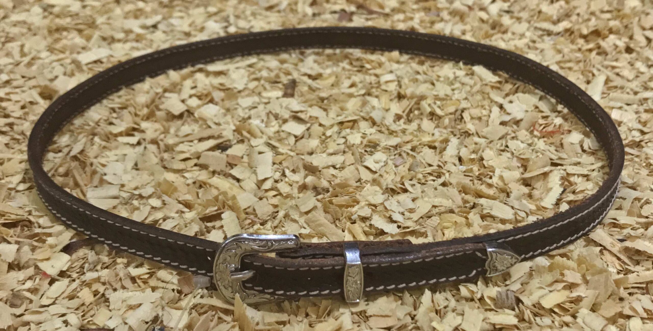Cowboy hoed hatband baby basket