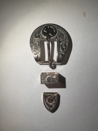 Buckle set star echt zilver!