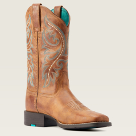 Ariat Round Up Back Zip western boot – Desert Sand