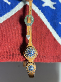 Showhoofdstel double blue bling