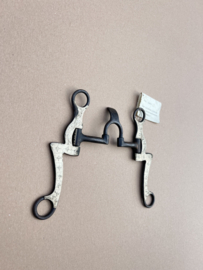 Black steel correctional spooned western bit 5"