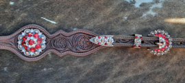 Buckle set Crystal Copper-Ruby