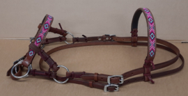 GVR Sidepull beads pink, QH/XL/XXL