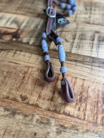Buckaroo Braiding hoofdstel blue