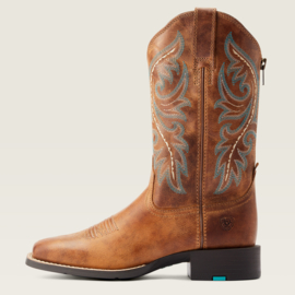 Ariat Round Up Back Zip western boot – Desert Sand