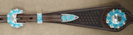 Buckle set Crystal turquoise