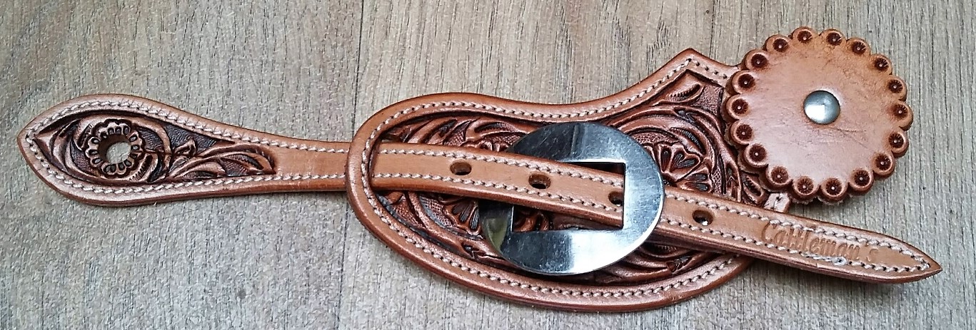 GVR spoorriemen flower luxe Concho