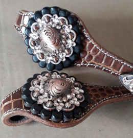 Hoofdstel Croc Black