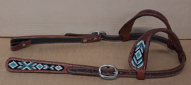 GVR Hoofdstel turquoise beads