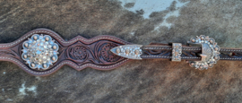 Buckle set Crystal Copper-Peach