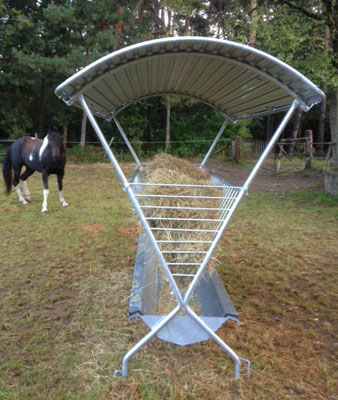 Cattleman's hooiruif voor paarden, 6 voerplaatsen