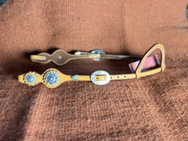 Showhoofdstel double blue bling