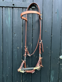 Sidepull rawhide single nose