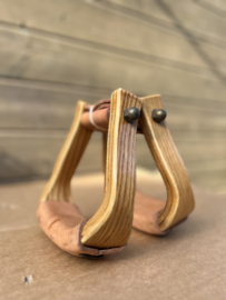 Luxe houten westernbeugels