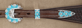 Buckle set Crystal turquoise