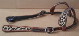 GVR Hoofdstel luipaard/leopard beads