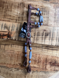 Buckaroo Braiding hoofdstel blue