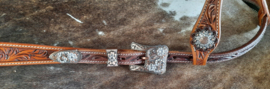 Showhoofdstel antique bling