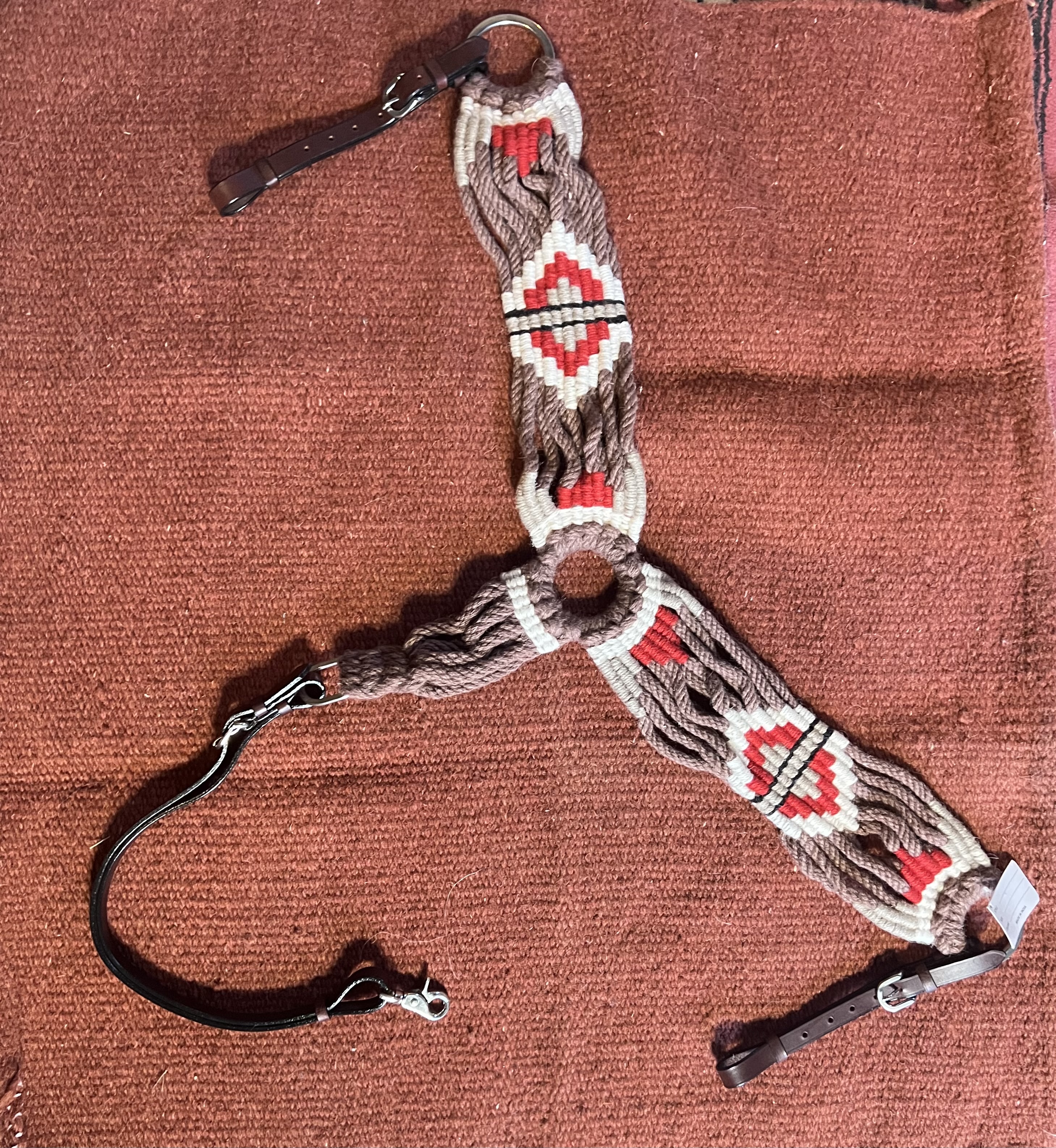 Navajo pattern borsttuig wol