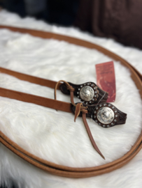 Cattleman's reins met concho's