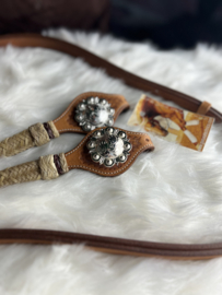 GVR reins met rawhide en concho's