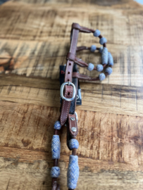 Buckaroo Braiding hoofdstel blue