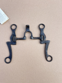 Black steel correctional spooned western bit 5"