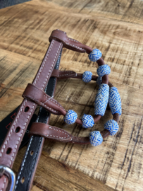 Buckaroo Braiding hoofdstel blue