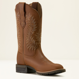 Ariat Hybrid Ranchward W toe frontier brown western boot