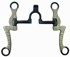 Black steel correctional spooned western bit 5" en 5 1/4"