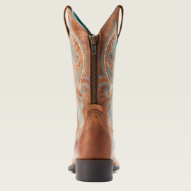 Ariat Round Up Back Zip western boot – Desert Sand