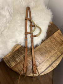 Cattleman's western hoofdstel rawhide