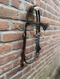 Western showhoofdstel frontriem sharp basket