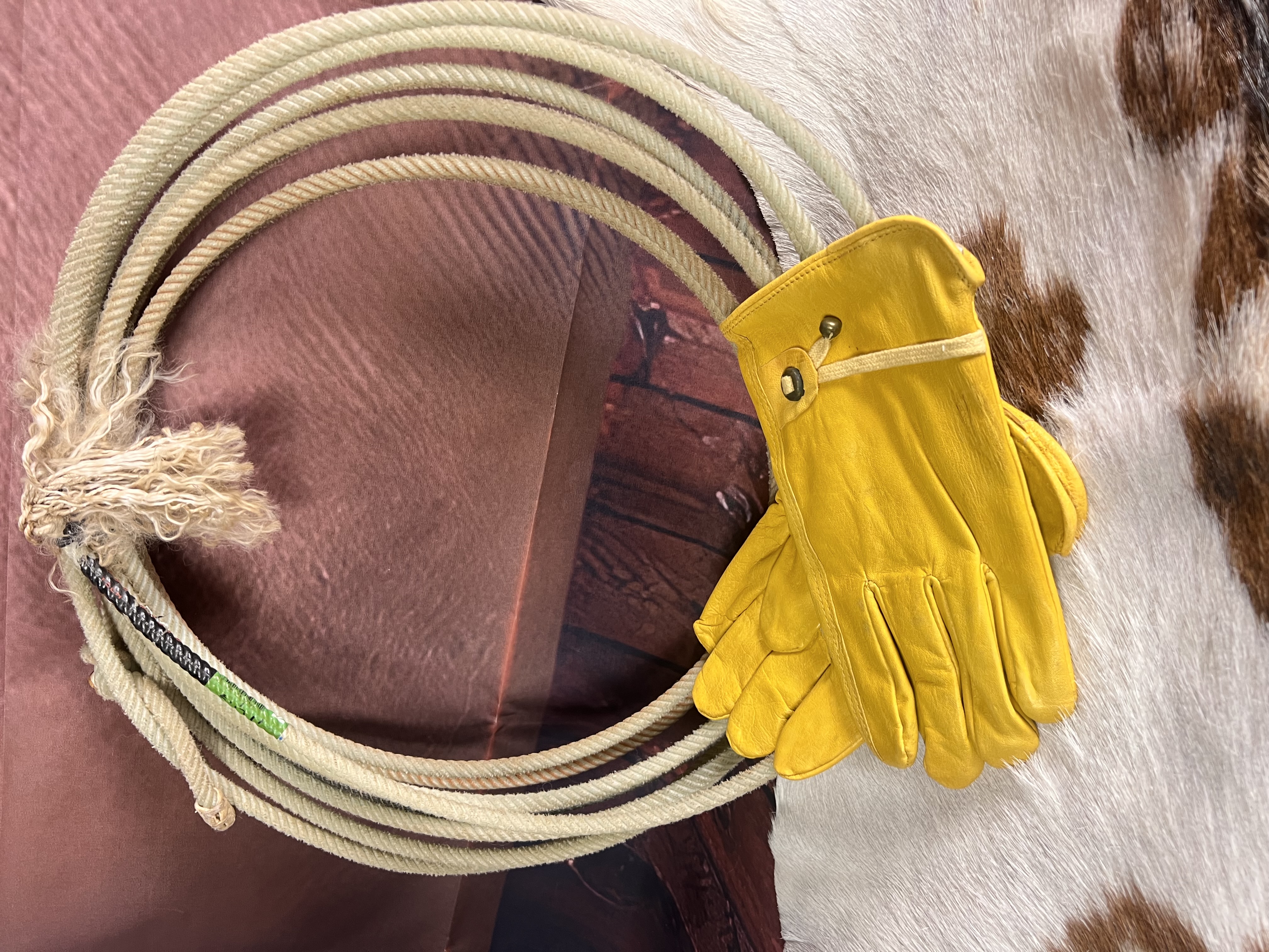 Cattleman's western handschoenen rope