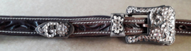 Buckle set Crystal copper peach