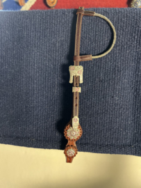GVR Showhoofdstel zilver bling ears