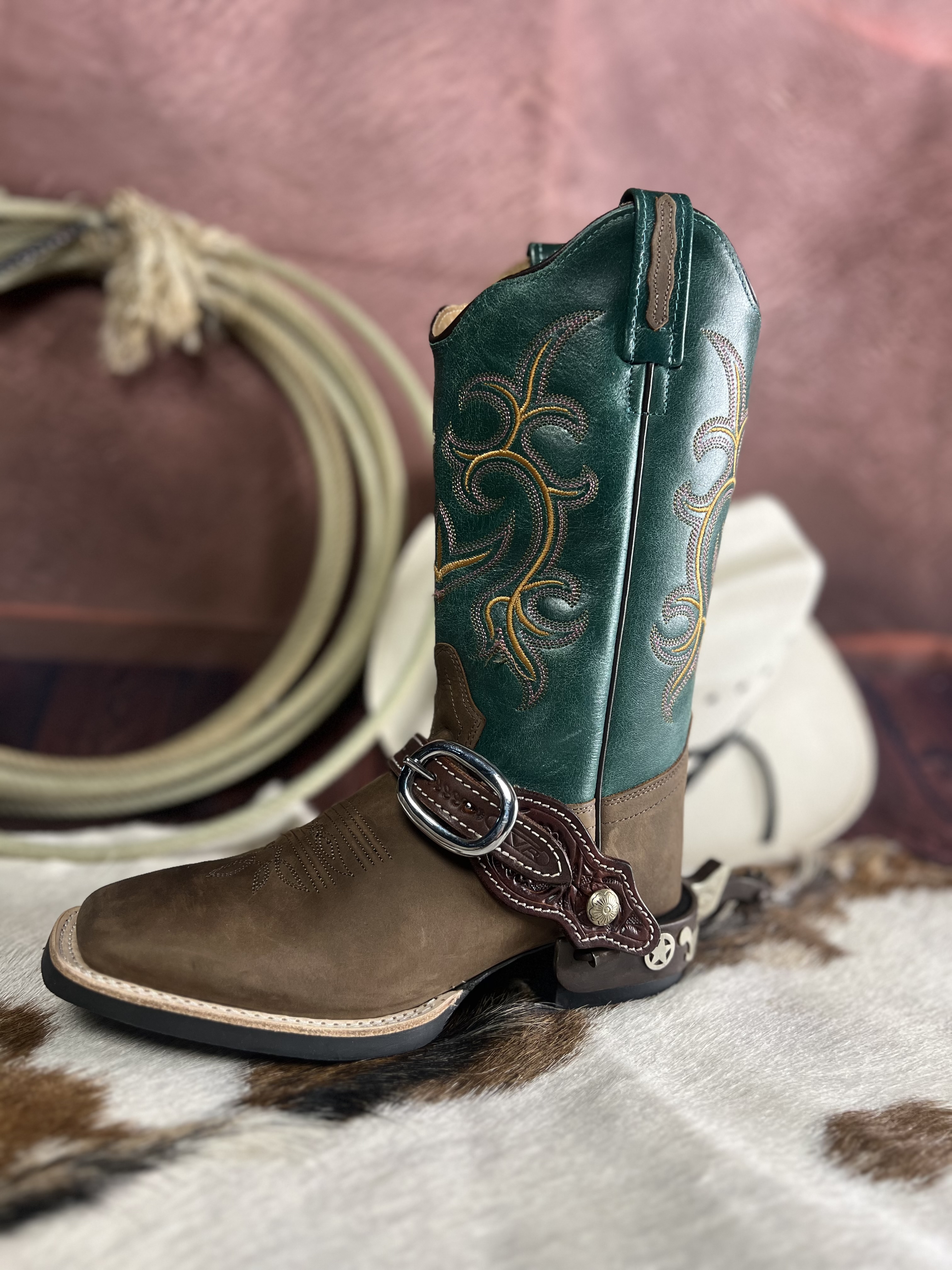 Old West dames western rijlaarzen / cowboyboots 18127