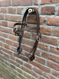 Westernhoofdstel Futurity brow grain tooling XL