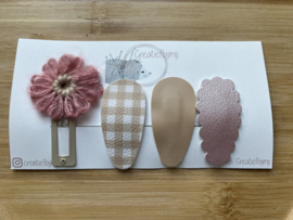 Beige/roze