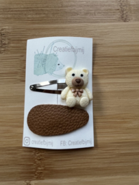 Beertje creme/bruin