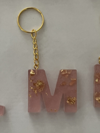 Oud roze met goud glitter