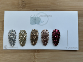 Glitter met schuldrandje