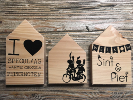 Houten huisjes