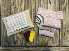beige/oud roze