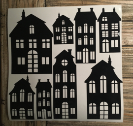 Huisjes zwart